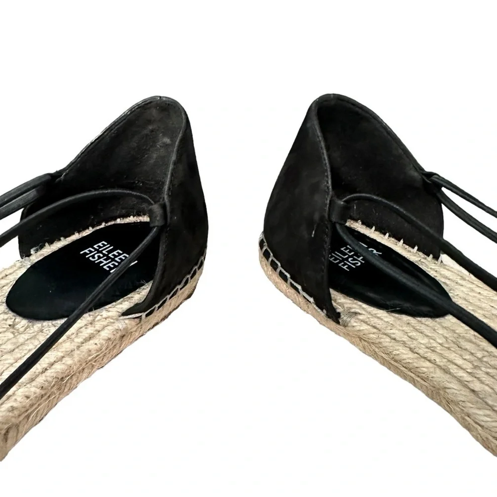 Eileen Fisher | Black Lee Espadrille Size 8.5